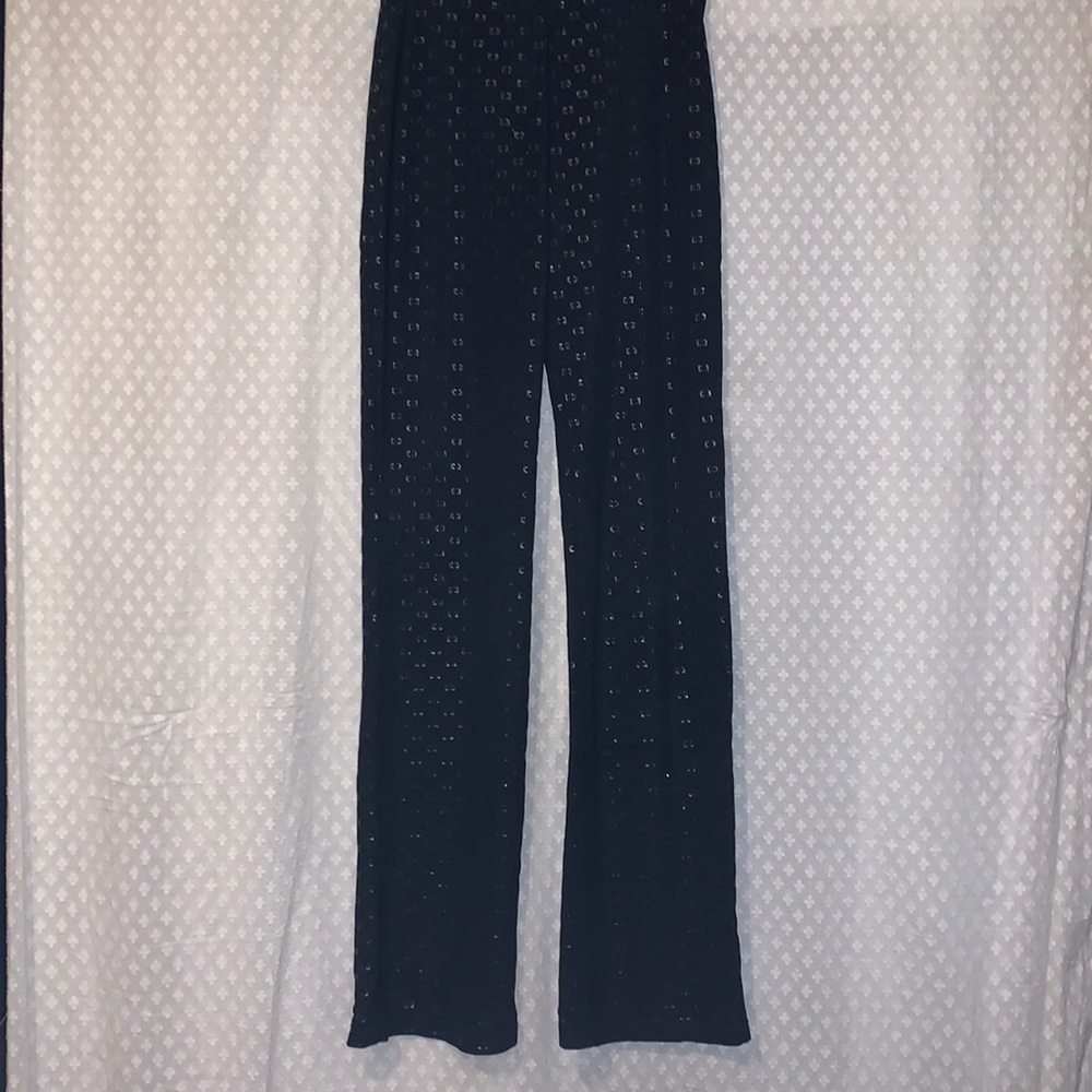 RAVE STRETCH BLACK BELL BOTTOM